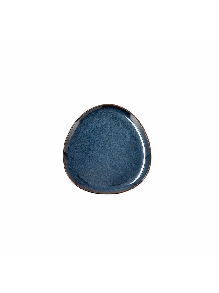 Plato Llano Bidasoa Ikonic Cerámica Azul (11 x 11 x 11 cm) (Pack 12x)