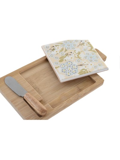 Snack tray DKD Home Decor 21,5 x 11,8 x 1,5 cm Stoneware