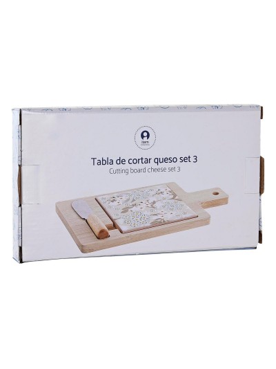 Snack tray DKD Home Decor 21,5 x 11,8 x 1,5 cm Stoneware