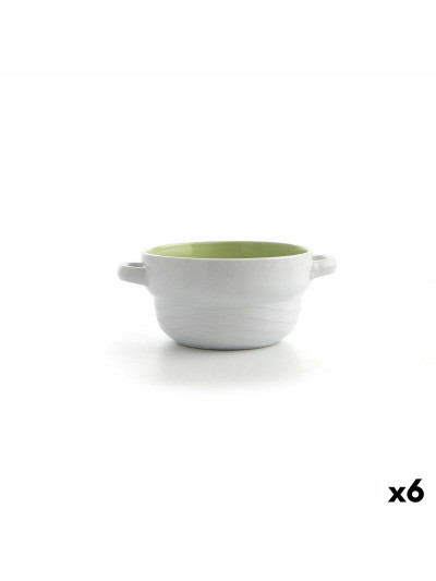 Bowl Quid Vita Bicoloured Ceramic 500 ml (6 Units) (Pack 6x)