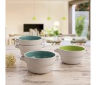 Bowl Quid Vita Bicoloured Ceramic 500 ml (6 Units) (Pack 6x)