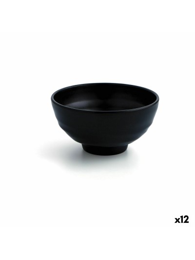 Bowl Quid A'bordo Black Plastic Ø 16,5 cm (12 Units) (Pack 12x)