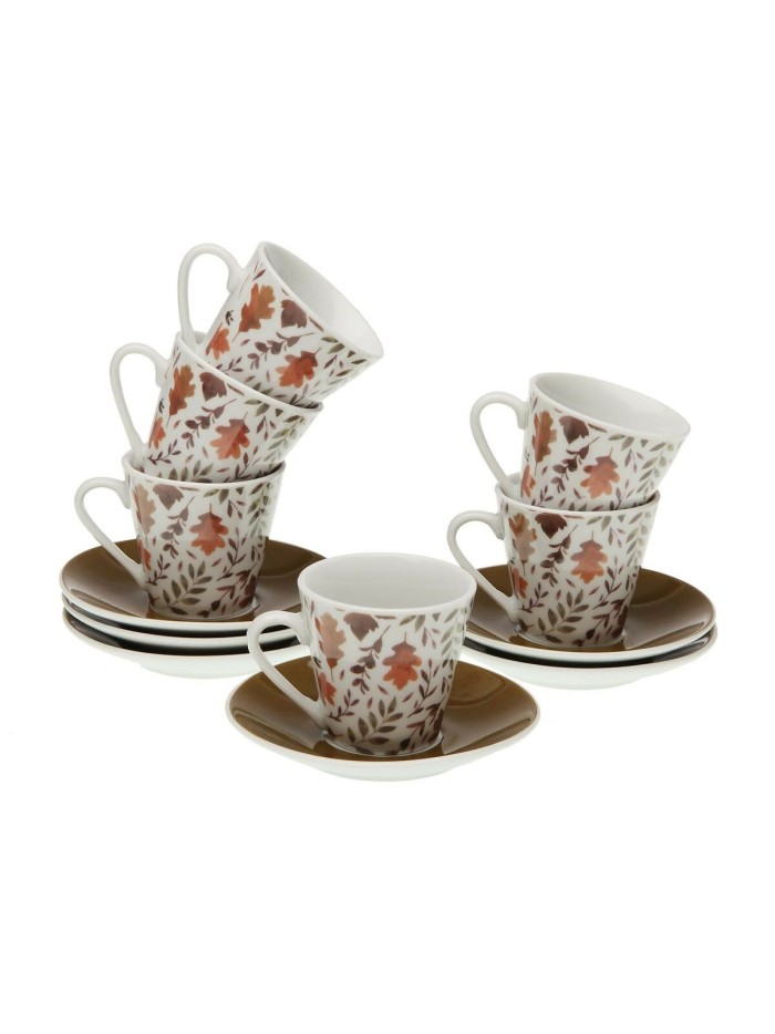 Piece Coffee Cup Set Versa Aia Porcelain (6 Pieces)