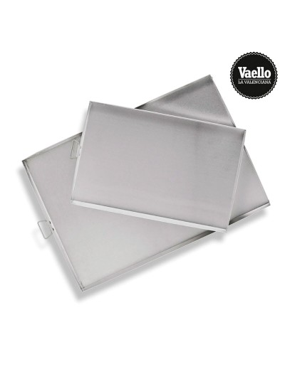 Bandeja para Horno Vaello 75496 25 x 38 cm Aluminio Cromado