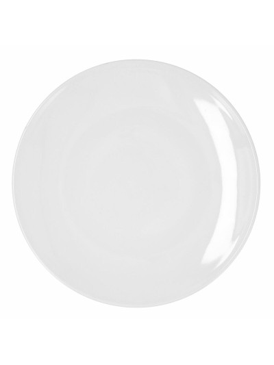 Assiette plate Bidasoa Glacial Coupe Céramique Blanc (30 cm) (Pack 4x)