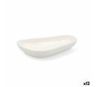 Plateau apéritif Quid Select Blanc Céramique Irrégulier (12 Unités) (Pack 12x)