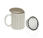 Cup with Tea Filter Versa Eris Stoneware