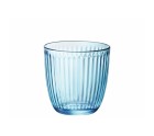 Set de Vasos Bormioli Rocco Line Azul Vidrio 290 ml