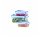 Set of Stackable Hermetically-sealed Kitchen Containers Tefal Plastic (3 Pieces)