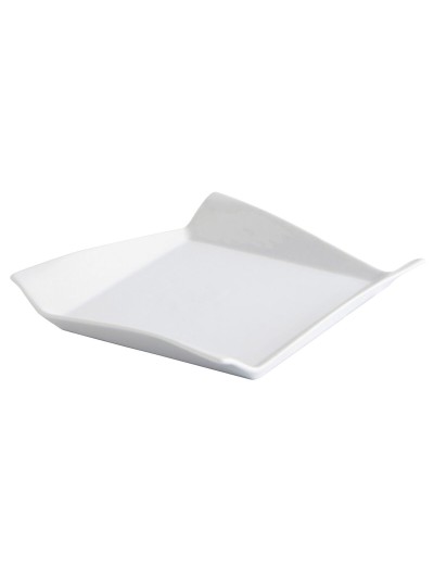 Plato Llano Quid Gastro Fresh Blanco Cerámica Sándwich (8 Unidades)