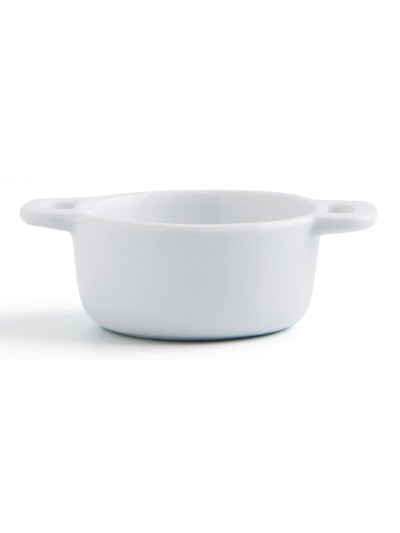 Snack tray Quid Gastro Fun White Ceramic 10 x 7 x 4 cm (12 Units)