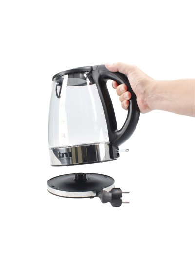 Hervidor TM Electron 1,7 L Cristal Vidrio de Borosilicato