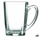 Taza Luminarc New Morning Desayuno Transparente Vidrio (320 ml) (6 Unidades)