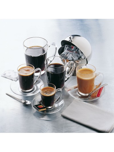 Taza Luminarc New Morning Desayuno Transparente Vidrio (320 ml) (6 Unidades)