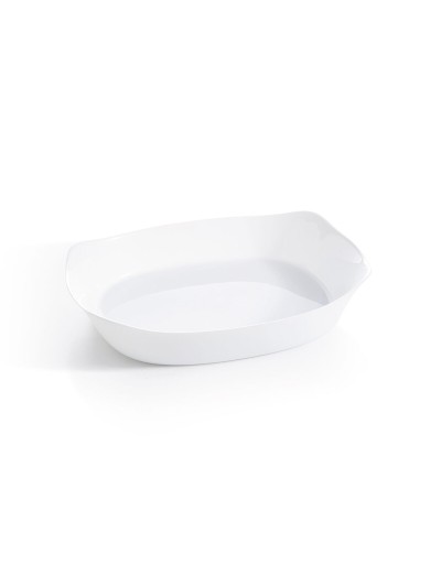 Serving Platter Luminarc Smart Cuisine Rectangular White Glass 38 x 27 cm (6 Units)