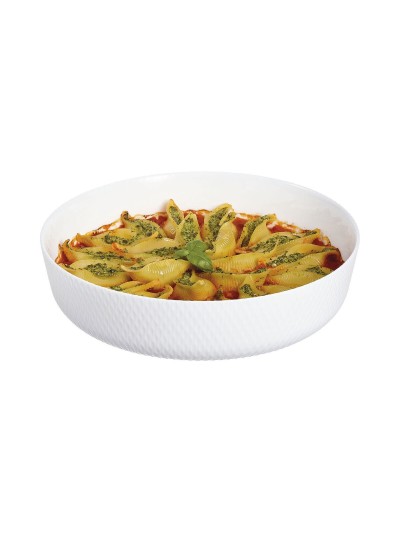 Plat à Gratin Luminarc Smart Cuisine Ronde Blanc verre Ø 28 cm (6 Unités)