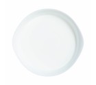 Serving Platter Luminarc Smart Cuisine Circular White Glass Ø 28 cm (6 Units)