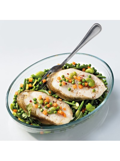 Oven Dish Ô Cuisine Ocuisine Vidrio Transparent Glass Oval 26,2 x 17,9 x 6,2 cm (6 Units)