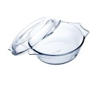 Fuente para Horno Ô Cuisine Ocuisine Vidrio Transparente Vidrio 23,5 x 20,5 x 10 cm Con Tapa (3 Unidades)