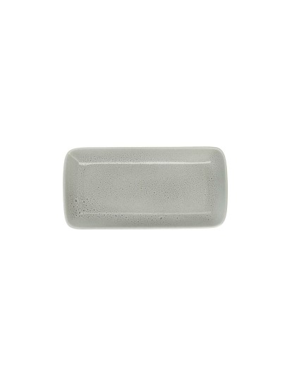 Snack tray Ariane Porous 28 x 14 cm Ceramic Green (6 Units)