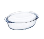 Oven Dish Pyrex Classic Vidrio Transparent Glass 33 x 20 x 10 cm With lid (3 Units)