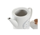 Tetera DKD Home Decor Blanco Gres 1 L