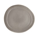 Plato Llano Bidasoa Gio Irregular Gris Cerámica 26,5 cm (4 Unidades)