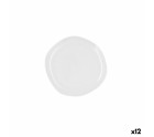Assiette plate Ariane Earth Céramique Blanc Ø 21 cm (12 Unités)