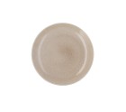 Plato Llano Ariane Porous Cerámica Beige Ø 27 cm (6 Unidades)