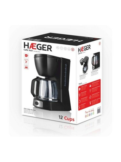 Cafetera de Goteo Haeger CM-68B.007A Negro 680 W 680 W