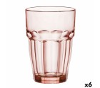 Glass Bormioli Rocco Rock Bar Orange Glass 370 ml (6 Units)