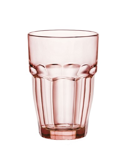 Glass Bormioli Rocco Rock Bar Orange Glass 370 ml (6 Units)