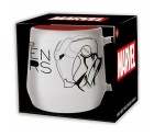 Taza con Caja Marvel Cerámica 360 ml