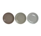 Assiettes DKD Home Decor Marron Gris Grès 26,5 x 26,5 x 3 cm 18 Pièces