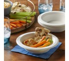 Set de Platos Algon Blanco Caña de Azúcar Desechables 350 ml 12 Unidades