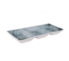 Snack tray La Mediterránea Dalian 3 Compartments 25 x 11 x 3 cm