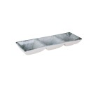 Snack tray La Mediterránea Dalian 3 Compartments 26 x 8,5 x 3,3 cm