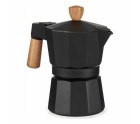 Cafetière Italienne A611BQ-3 T Marron Noir Bois Aluminium 150 ml (12 Unités)