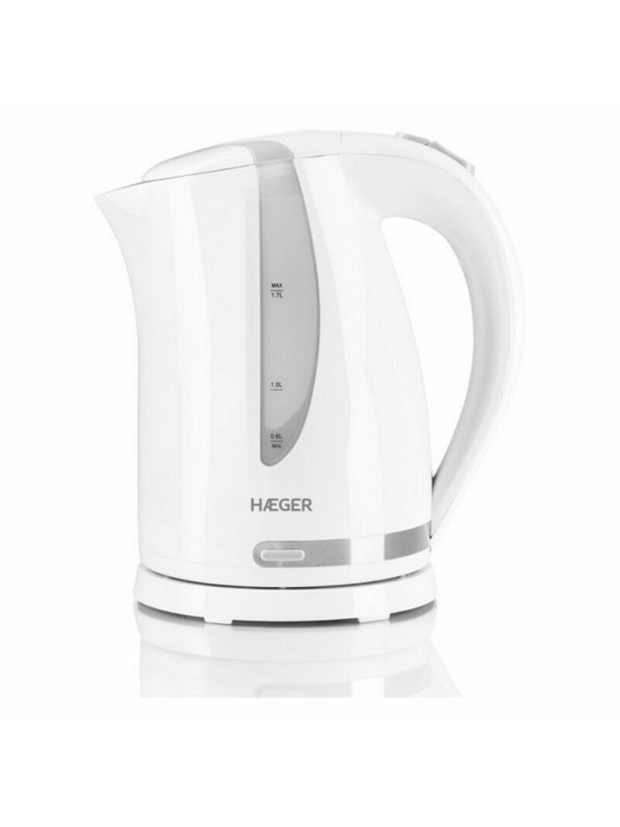Kettle Haeger EK-22W.022A Stainless steel White 2200 W 1,7 L