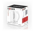 Bouilloire Haeger EK-22W.022A Acier inoxydable Blanc 2200 W 1,7 L