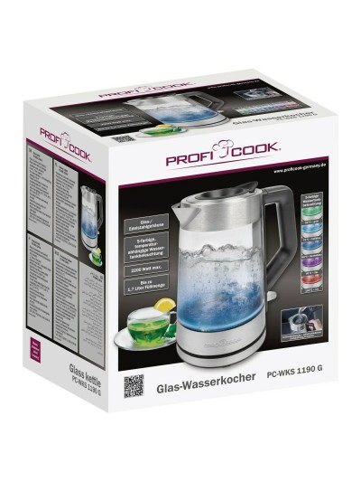 Kettle Proficook PC-WKS 1190 G Silver 2200 W 1,7 L