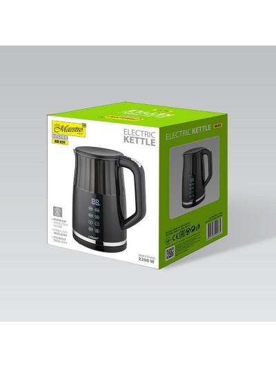 Kettle Feel Maestro MR-049 Black Transparent 2200 W 1,7 L