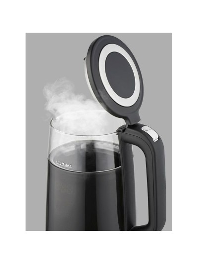 Kettle Feel Maestro MR-049 Black Transparent Crystal Borosilicate Glass 2200 W 1,7 L