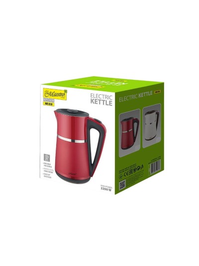 Hervidor Feel Maestro MR030 Rojo Acero Inoxidable 2200 W 1,7 L