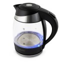 Water Kettle and Electric Teakettle Esperanza EKK009  Black Glass Plastic 2200 W 1,8 L