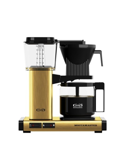 Cafetera de Goteo Moccamaster KBG 741 AO Blanco Latón 1,25 L