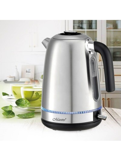 Hervidor Feel Maestro MR-050 Azul Plateado Acero Inoxidable 2200 W 1,7 L