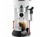 Cafetera Express de Brazo DeLonghi EC 685.W 1300 W Blanco Negro Plateado 1300 W 15 bar 1,1 L