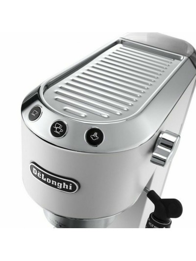 Cafetera Express de Brazo DeLonghi EC 685.W 1300 W Blanco Negro Plateado 1300 W 15 bar 1,1 L