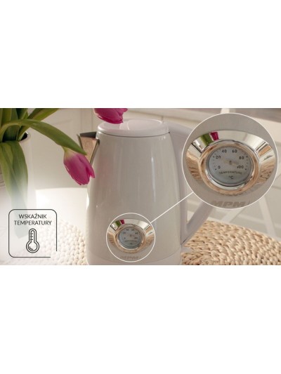 Hervidor Mpm MCZ-108 Blanco Acero Inoxidable 1500 W 1,7 L